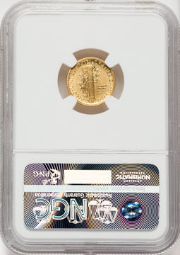 2016-W 10C Mercury Dime Gold First Releases NGC SP70 Mercanti