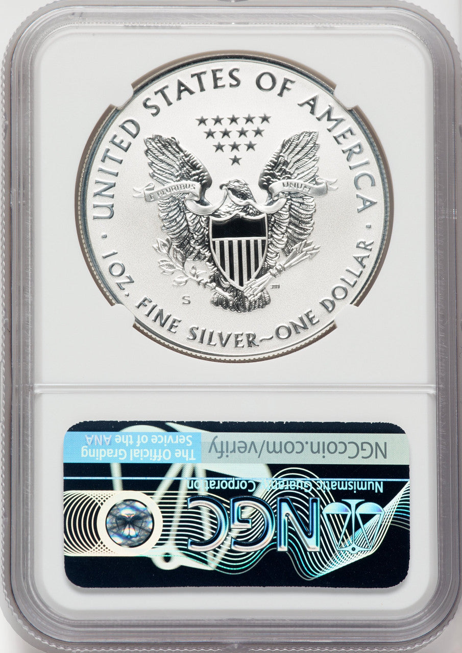 2019-S Silver Eagle Enhanced Reverse Proof ER NGC PF70 Ed Moy