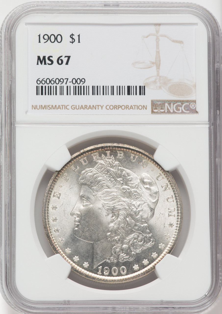 1900 $1 Morgan Dollar NGC MS67