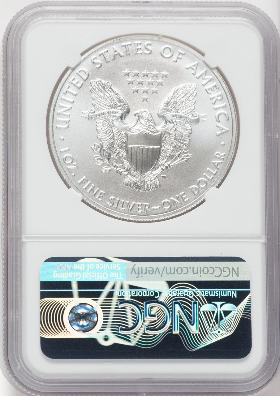 2021-(S) S$1 Silver Eagle Type One Emergency Issue Struck at San Francisco First Strike NGC MS69