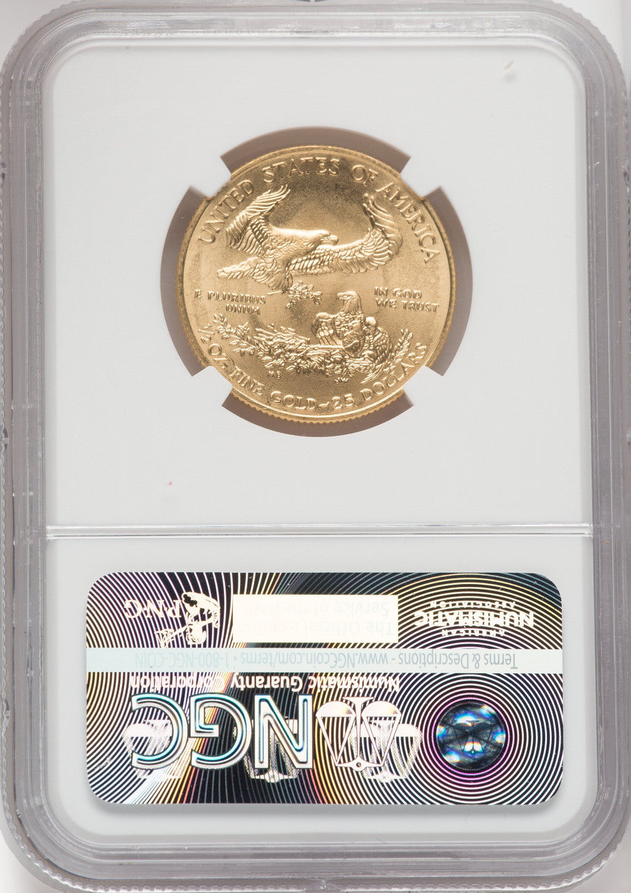 2013 $25 Half-Ounce Gold Eagle NGC MS69