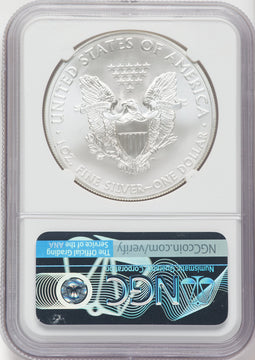 2014-(S) S$1 Silver Eagle First Strike NGC MS70
