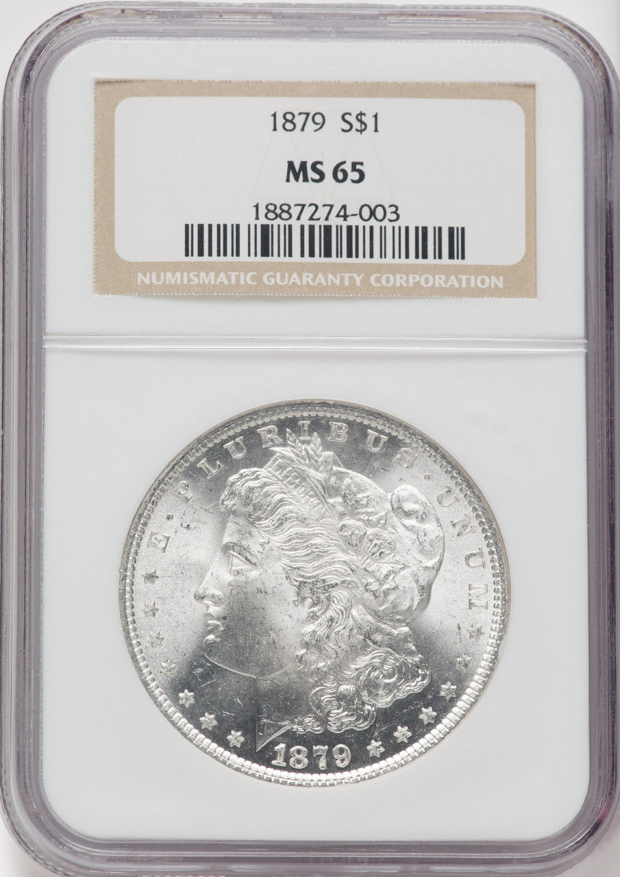 1879 $1 Morgan Dollar NGC MS65