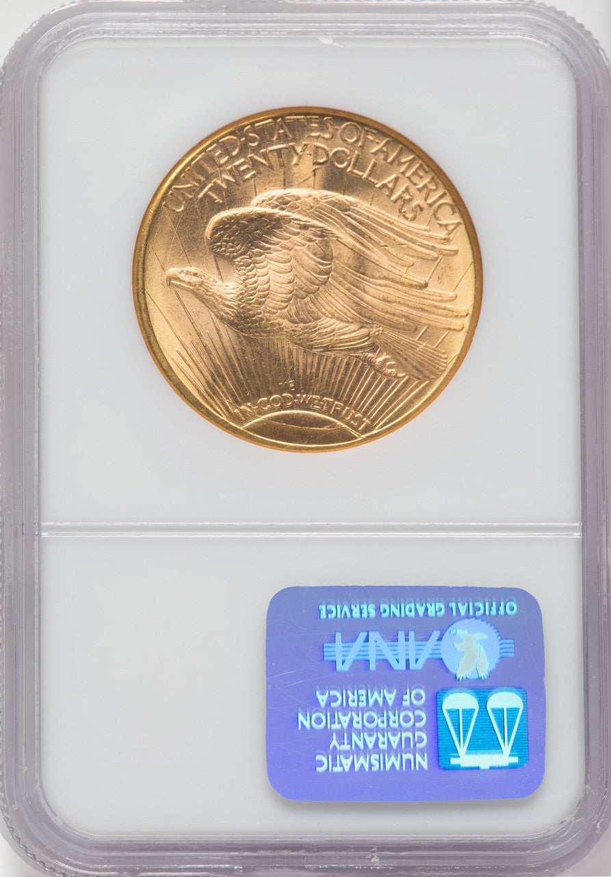 1923-D $20 CAC Saint-Gaudens Double Eagle NGC MS65
