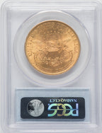 1900 $20 CAC Liberty Double Eagle PCGS MS64