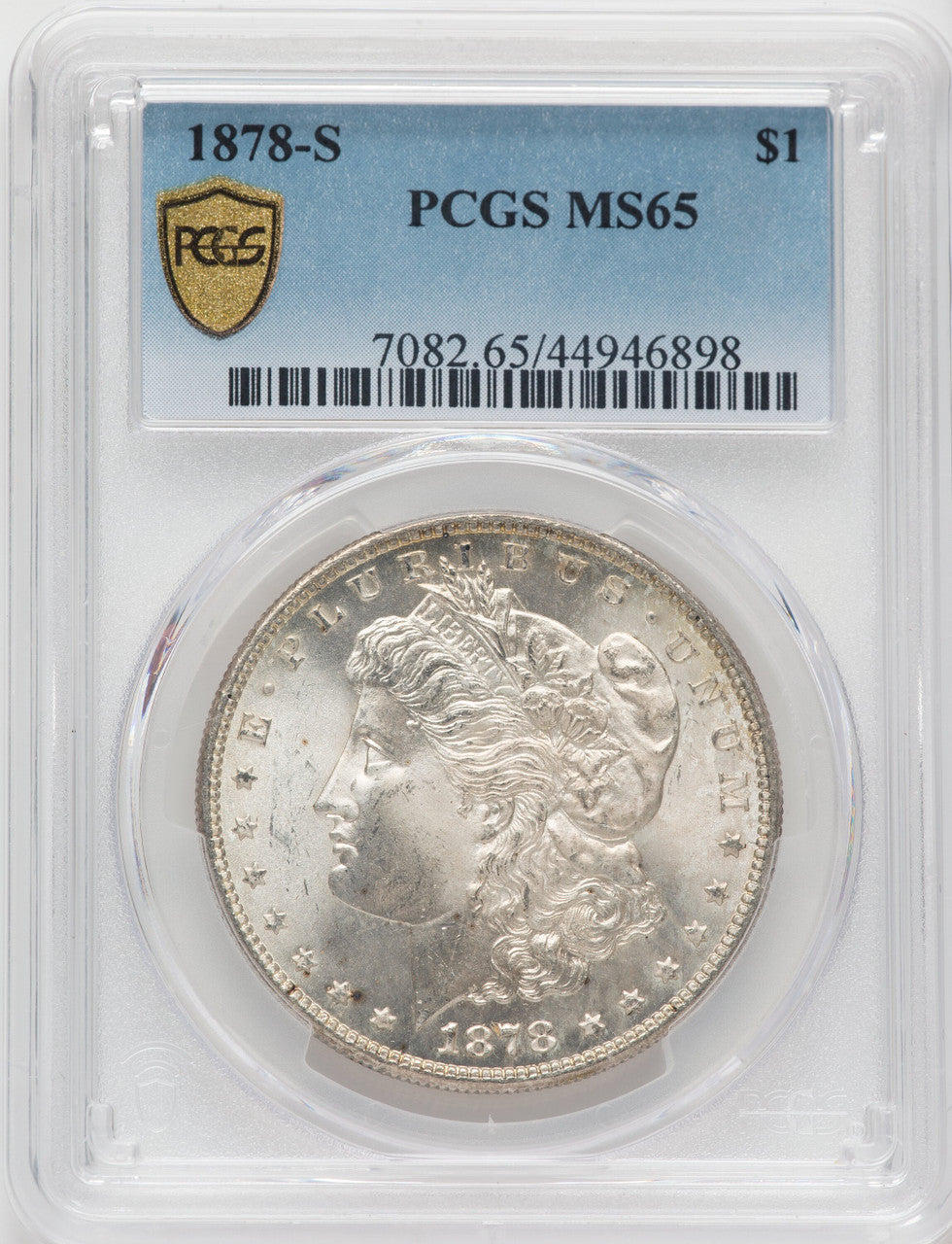 1878-S $1 Morgan Dollar PCGS MS65