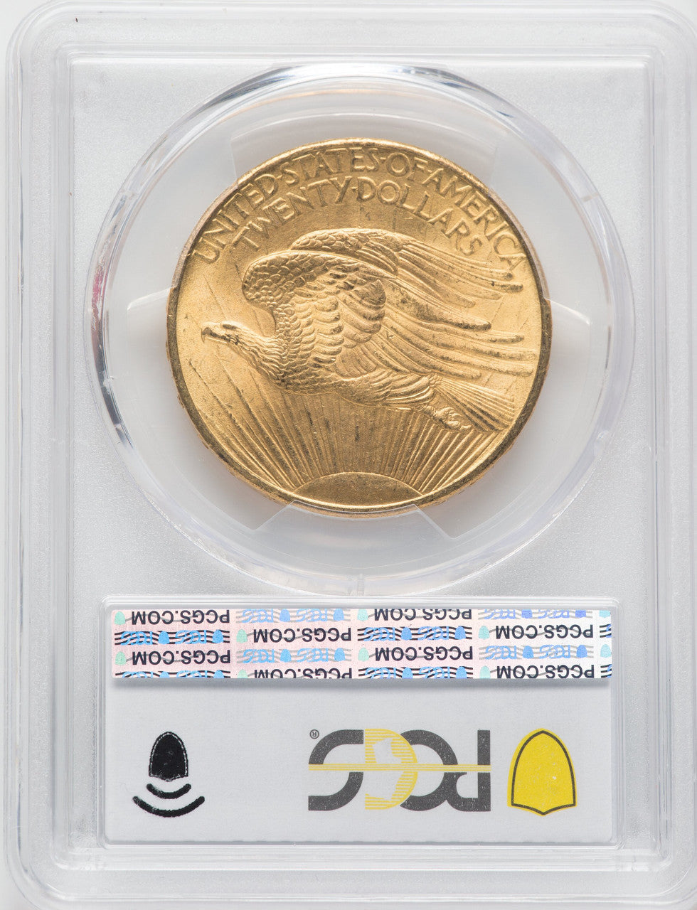 1908 $20 NO MOTTO CAC Saint-Gaudens Double Eagle PCGS MS65+