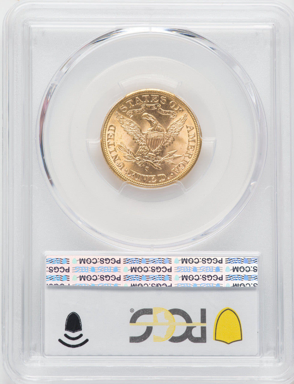 1903-S $5 CAC Liberty Half Eagle PCGS MS64