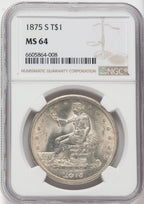 1875-S Trade Dollar NGC MS64