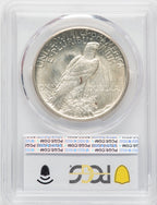 1921 $1 Peace Dollar PCGS MS65