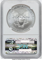 2012-W Silver Eagle Burnished NGC MS70