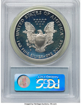 2000-P S$1 Silver Eagle PCGS PR70