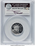 2003-W $25 Quarter-Ounce Platinum Eagle Statue of Liberty PCGS PR70