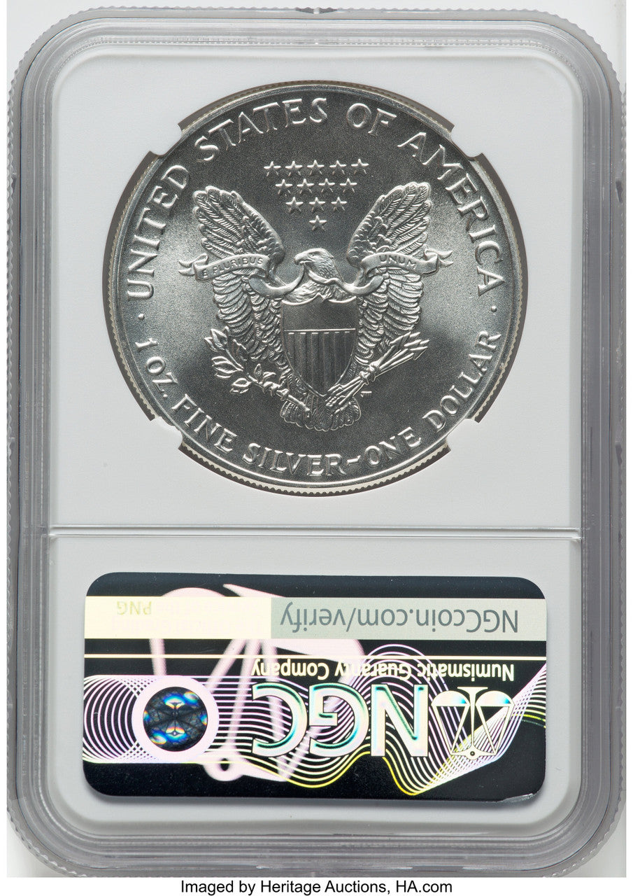 1989 $1 Silver Eagle NGC MS70