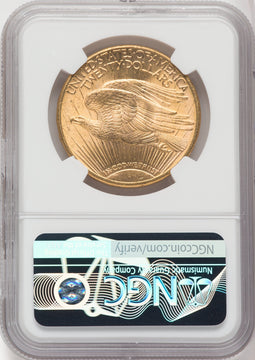 1911-S $20 NGC Plus Saint-Gaudens Double Eagle NGC MS65+
