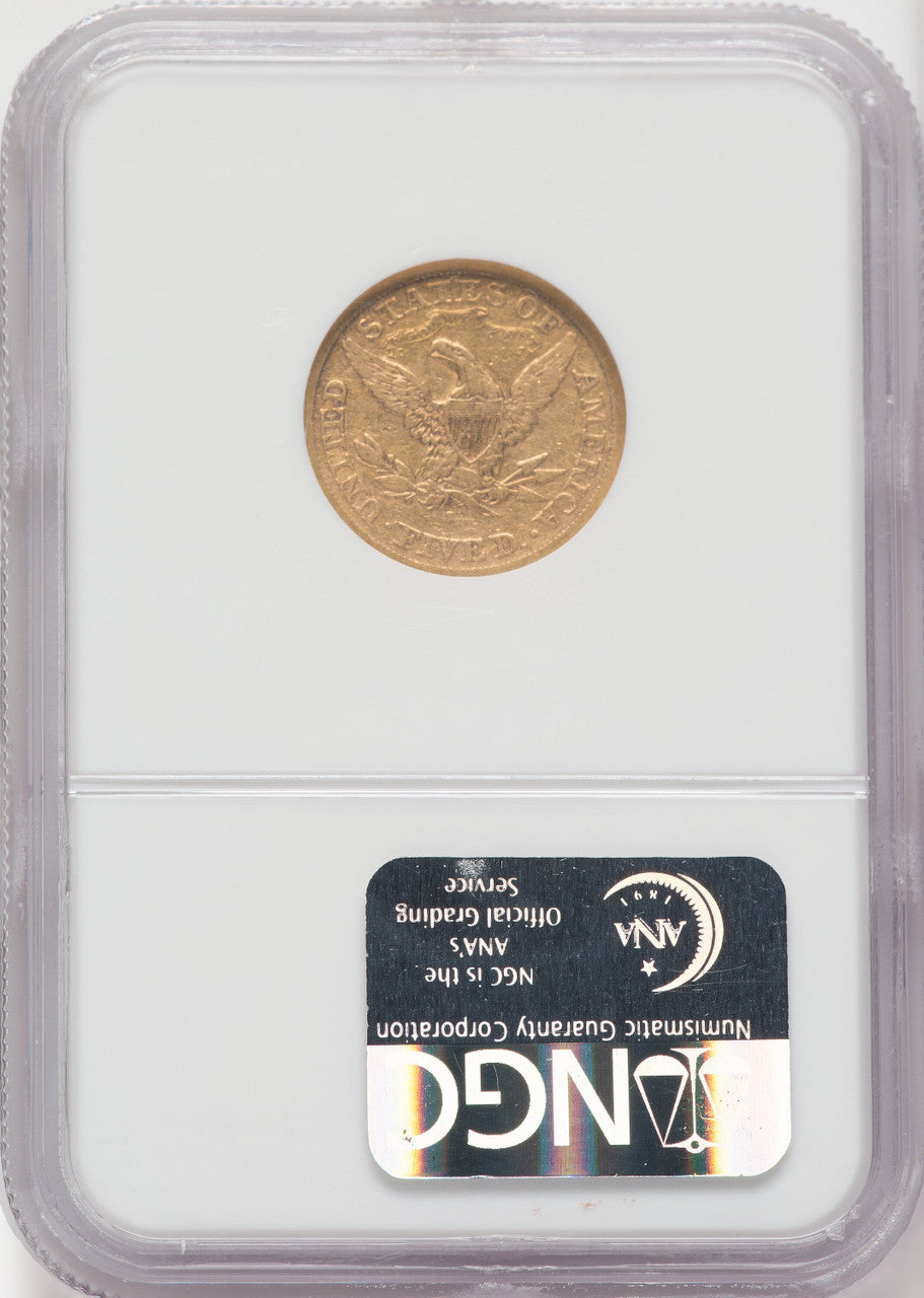 1874-S $5 Liberty Half Eagle NGC VF25