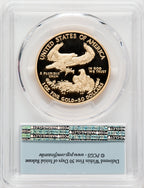 2013-W $50 One-Ounce Gold Eagle First Strike PCGS PR70