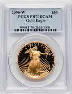 2006-W $50 One-Ounce Gold Eagle PCGS PR70