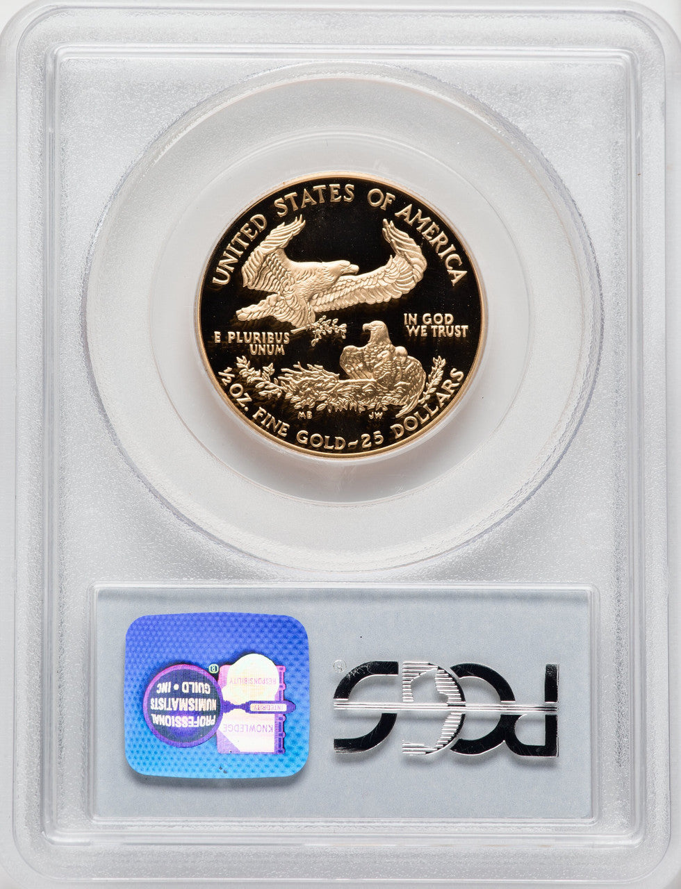 2003-W $25 Half-Ounce Gold Eagle PCGS PR70