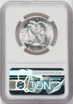 1937-D 50C Walking Liberty Half Dollar NGC MS64
