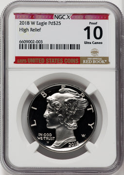2018-W $25 Palladium NGCX PF10