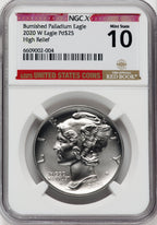 2020-W $25 Palladium NGCX MS10