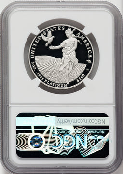2011-W $100 One-Ounce Platinum Eagle Statue of Liberty NGC PF70