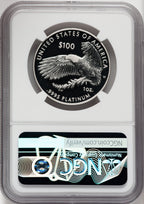 2018-W $100 One Ounce Platinum Eagle Life NGC PF70