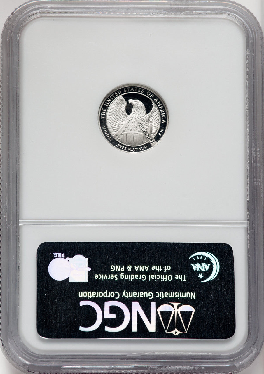 2007-W $10 Tenth-Ounce Platinum Eagle First Strike DC NGC PF70