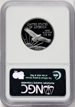 1997-W $50 Half-Ounce Platinum Eagle DC NGC PF70