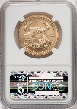 2012-W $50 One Ounce Gold Eagle NGC MS70