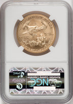 2012-W $50 One Ounce Gold Eagle NGC MS70