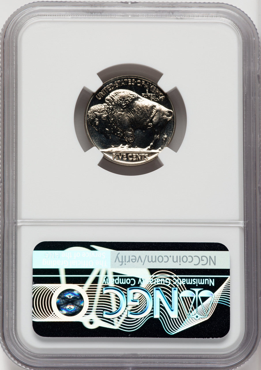 1937 5C Green Label Proof Buffalo Nickel NGC PR67