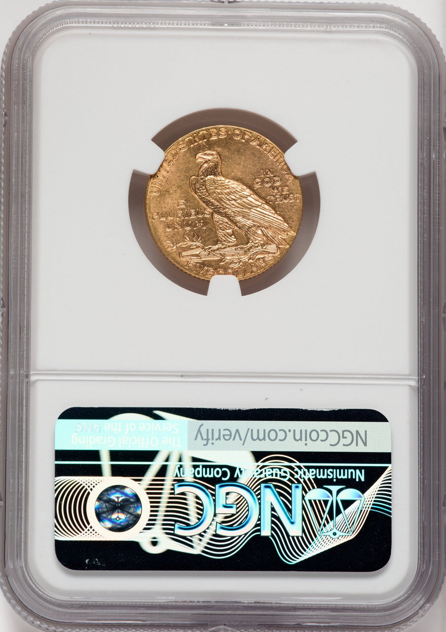 1915 $5 Indian Half Eagle NGC MS64 (757658053)