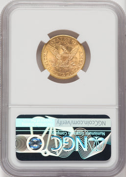 1902-S $5 Liberty Half Eagle NGC MS66