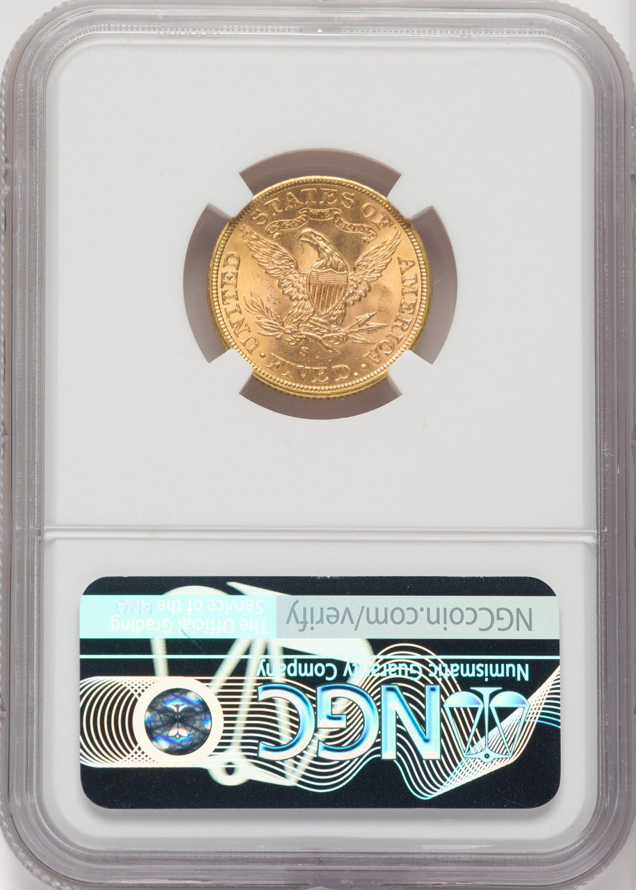 1902-S $5 Liberty Half Eagle NGC MS66