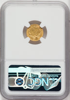 1855 G$1 Type Two Gold Dollar NGC AU55