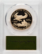 2018-W $50 One Ounce Gold Eagle First Strike Gold Foil PCGS PR70