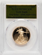 2017-W $25 Half-Ounce Gold Eagle First Strike Gold Foil PCGS PR70