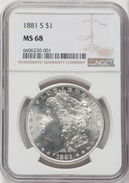 1881-S $1 Morgan Dollar NGC MS68