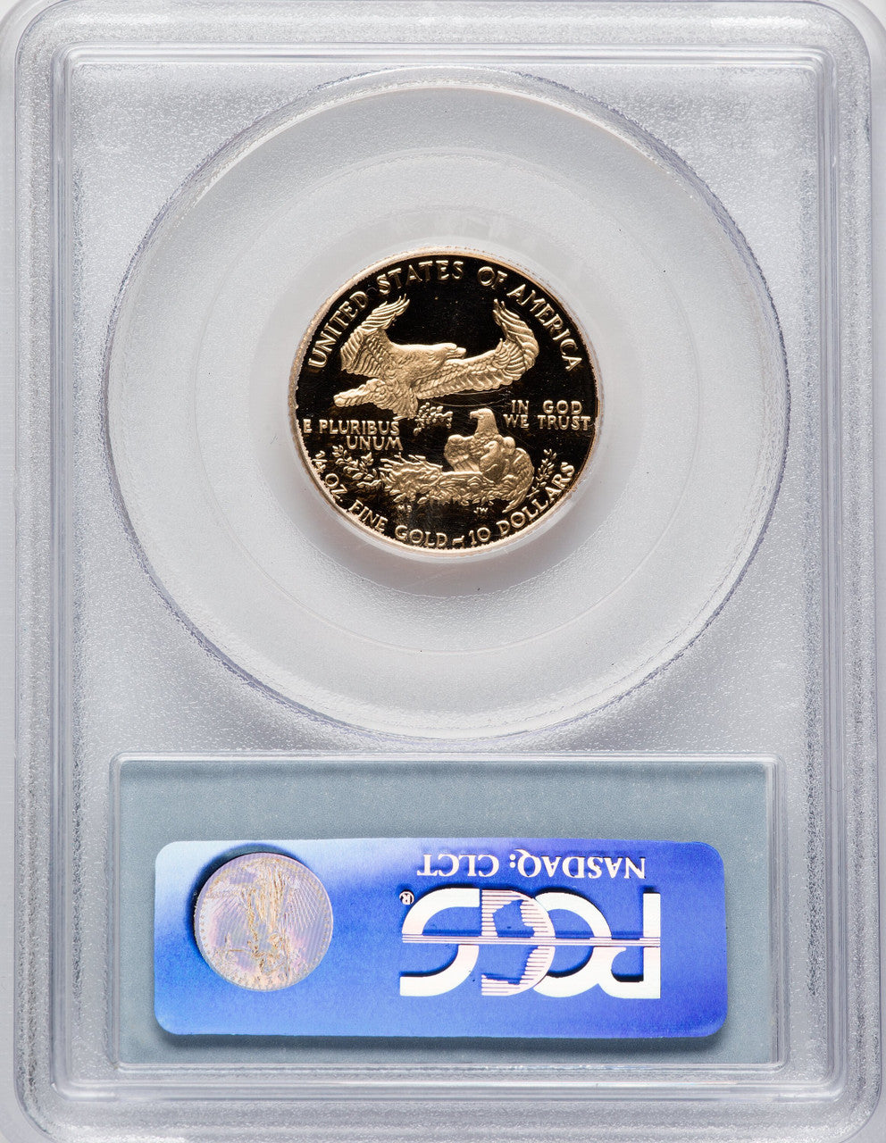 1990-P $10 Quarter-Ounce Gold Eagle PCGS PR70