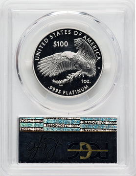 2018-W $100 One Ounce Platinum Eagle Life 1 of 500 PCGS PR70
