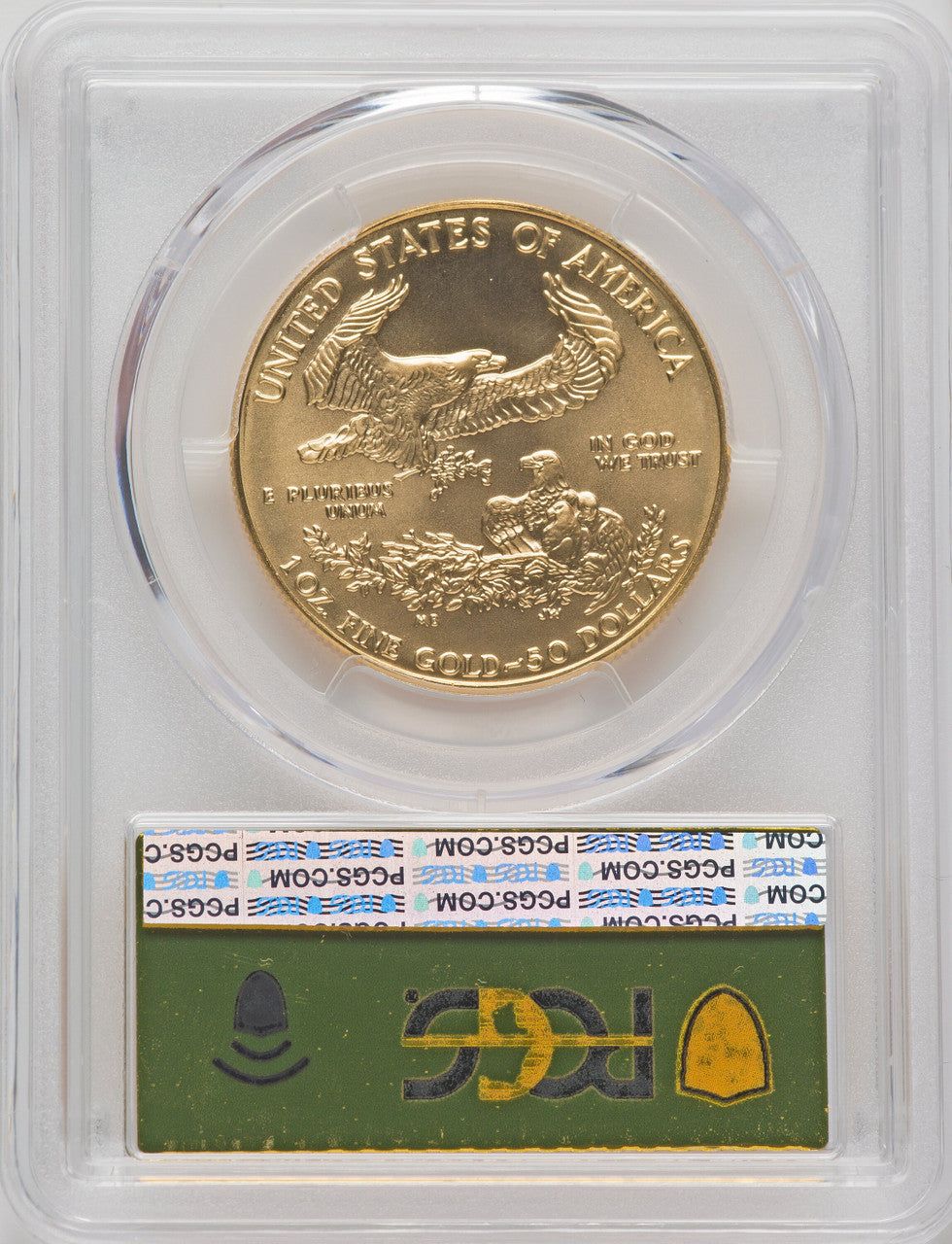1988 $50 One-Ounce Gold Eagle PCGS MS70