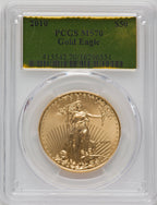 2010 $50 One-Ounce Gold Eagle PCGS MS70