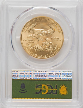 2010 $50 One-Ounce Gold Eagle PCGS MS70