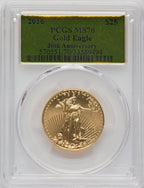 2016 $25 Half-Ounce Gold Eagle 30th Anniversary PCGS MS70
