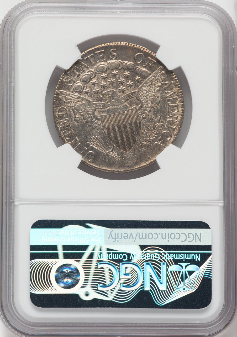 1806 50C O-109a Pointed 6 No Stem Early Half Dollar NGC AU55