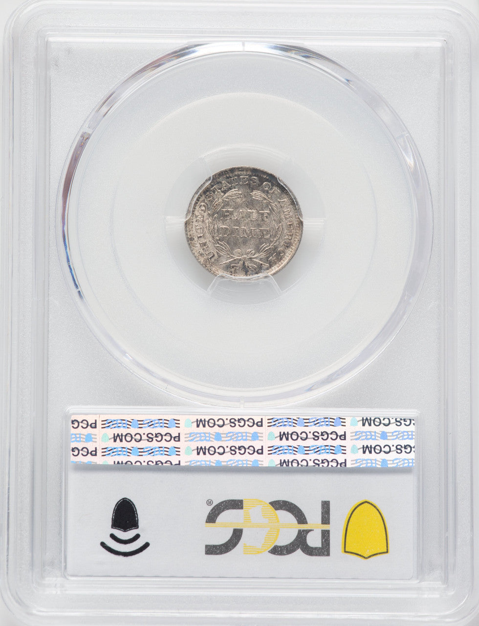 1857 H10C Seated Half Dime PCGS MS66+