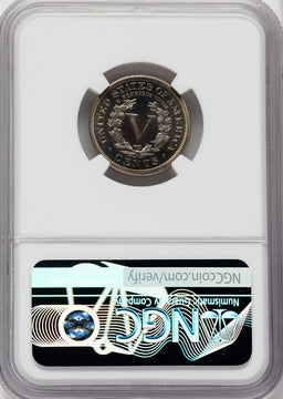 1892 5C Proof Liberty Nickel NGC PR67