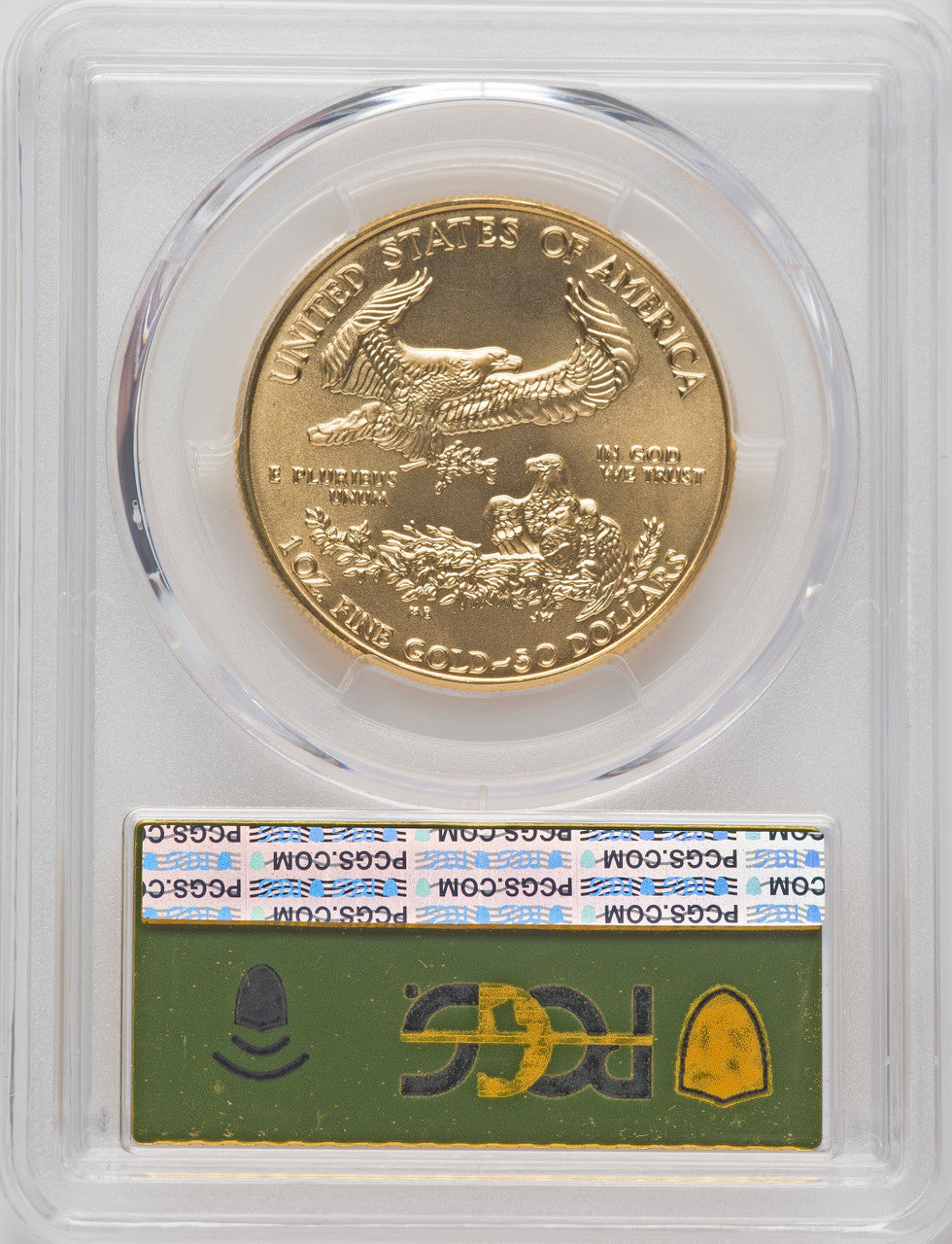 1995 $50 One-Ounce Gold Eagle PCGS MS70